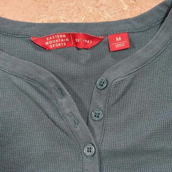 Two EMS Waffle Henley Shirts, M - Picture 10 of 14